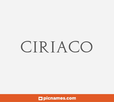 Ciriaco