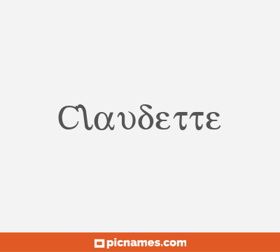 Claudette