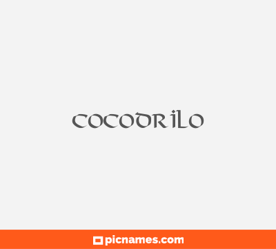 Cocodrilo