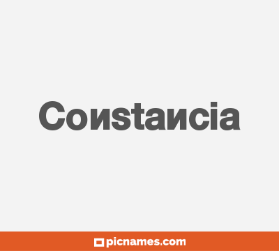 Constancia