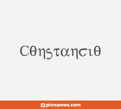 Constancio