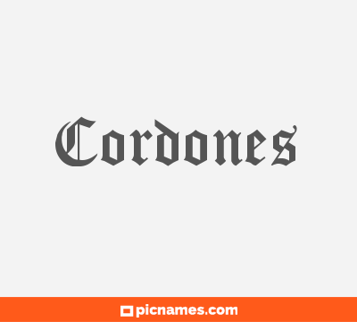 Cordones