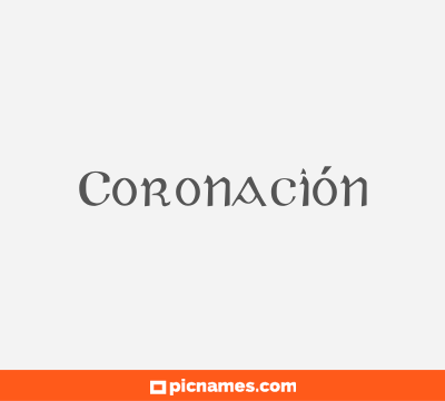 Coronación