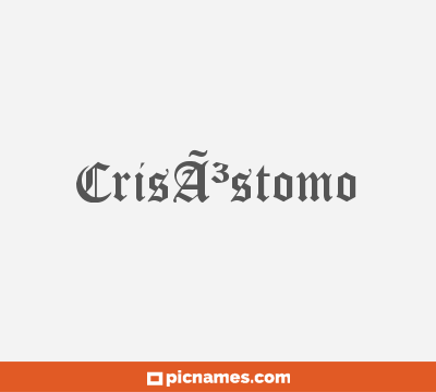 CrisÃ³stomo