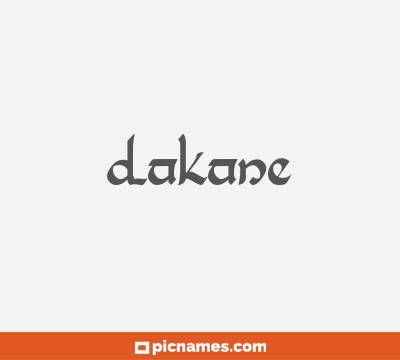 Dakane