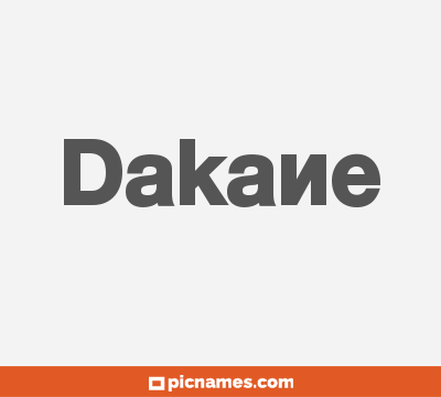 Dakane