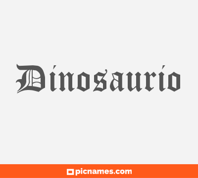 Dinosaurio