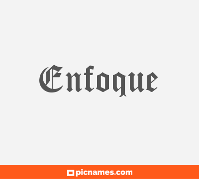 Enfoque