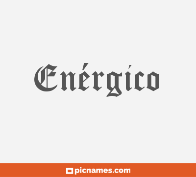 Enérgico