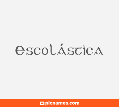 Escolástica