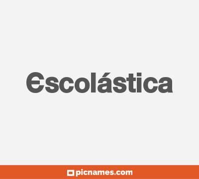 Escolástica