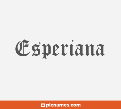 Esperiana