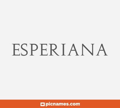 Esperiana