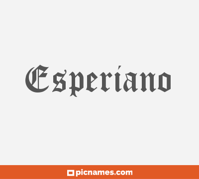 Esperiano