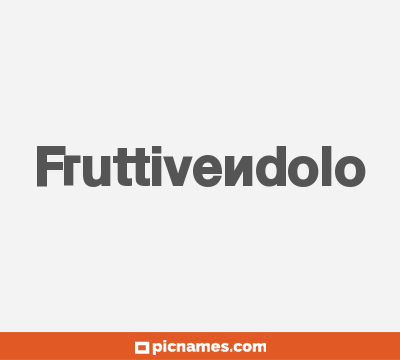 Fruttivendolo