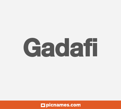 Gadafi