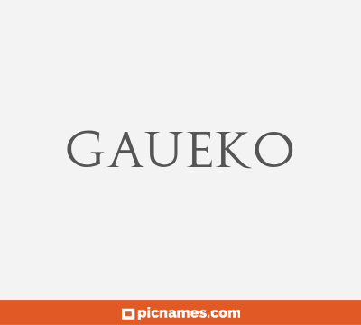 Gaueko