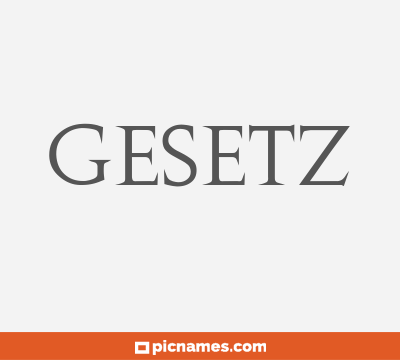 Gesetz