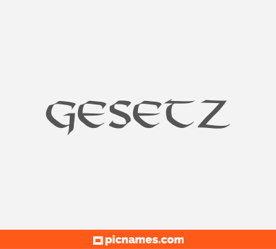 Gesetz