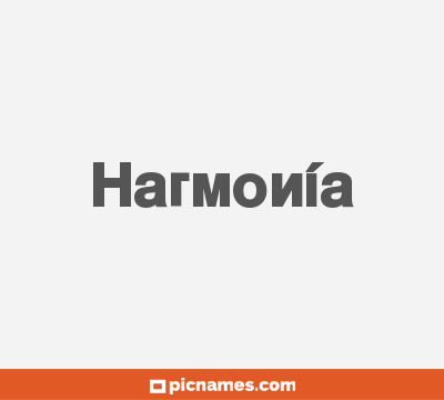 Harmonía