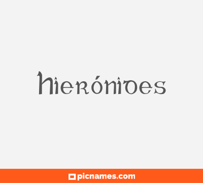 Hierónides