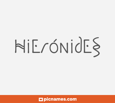 Hierónides
