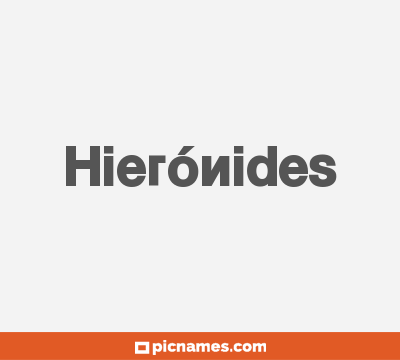 Hierónides