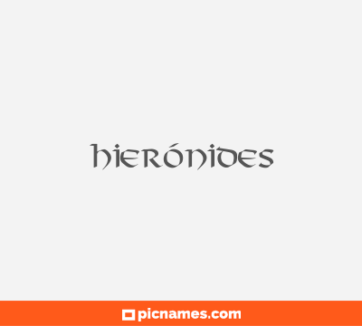 Hierónides