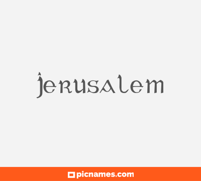 Jerusalem