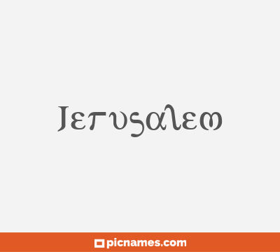 Jerusalem