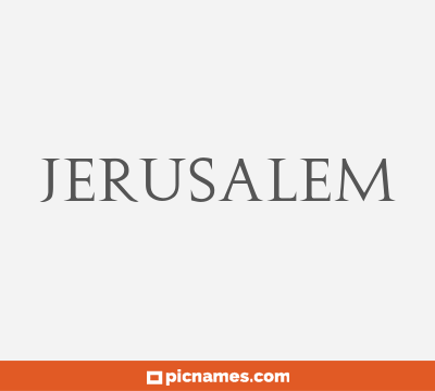 Jerusalem
