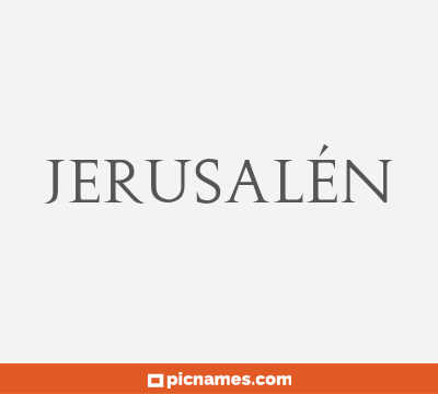 Jerusalén