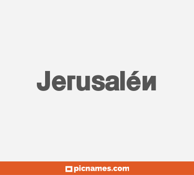 Jerusalén