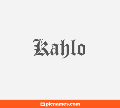 Kahlo