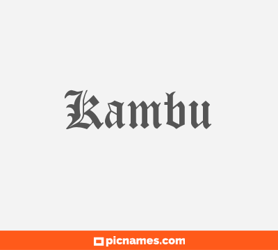 Kambu