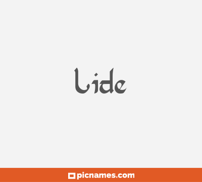 Lide