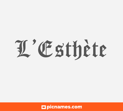 L’Esthète