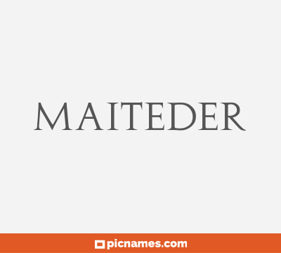 Maiteder