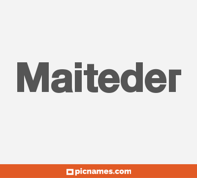 Maiteder