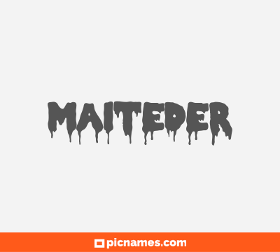 Maiteder