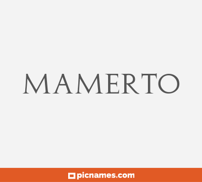 Mamerto