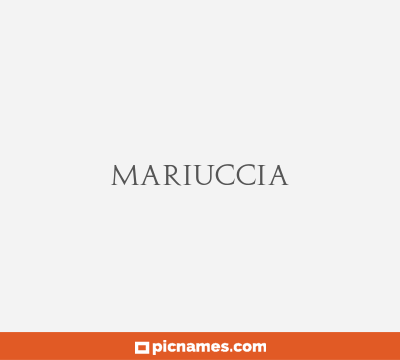 Mariuccia