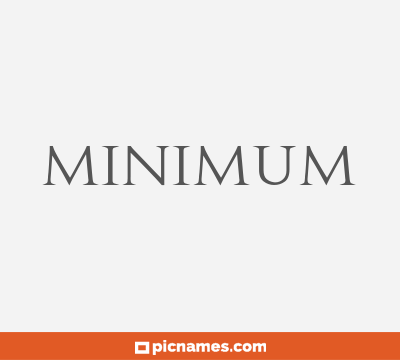 Minimum