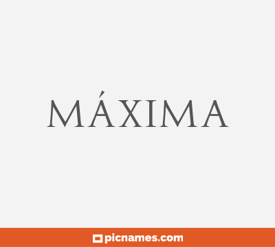 Máxima