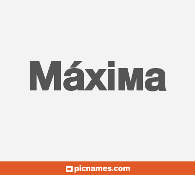Máxima