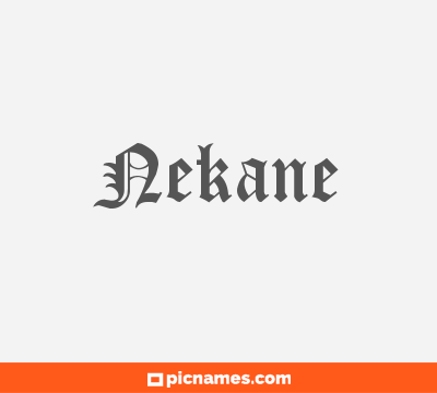 Nekane