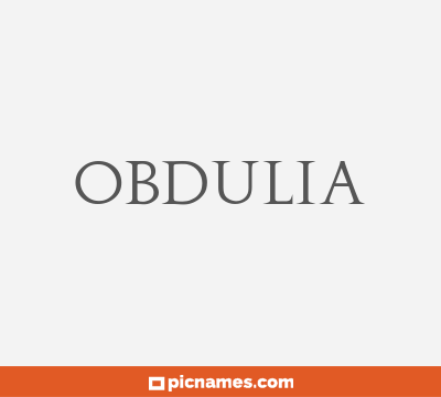 Obdulia