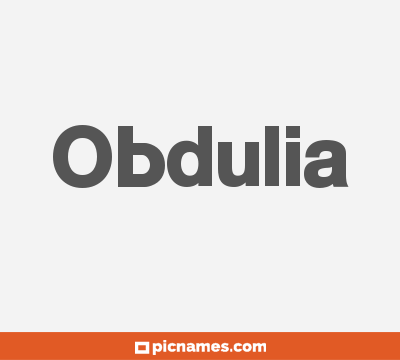 Obdulia