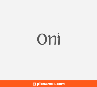 Oni