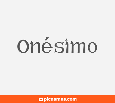Onésimo